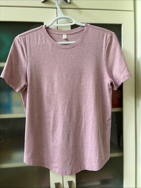 Lululemon Love Tee Heathered Pink Taupe SZ 4 LIKE NEW 💗💗💗